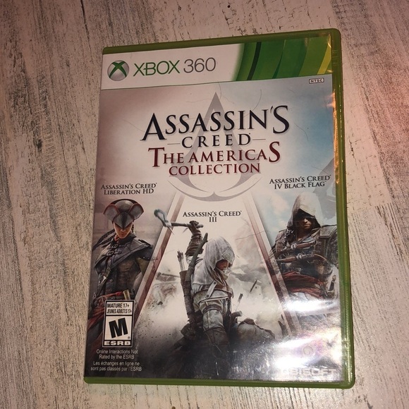 XBOX360 assassins creed the americas collection video game 4 games in 1 Ubisoft‍ - Picture 2 of 4